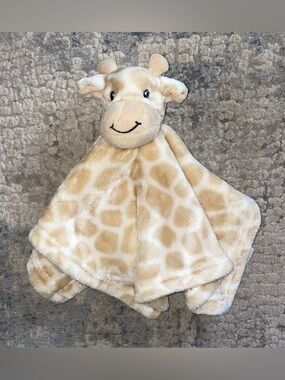 Hudson Baby giraffe face security blanket